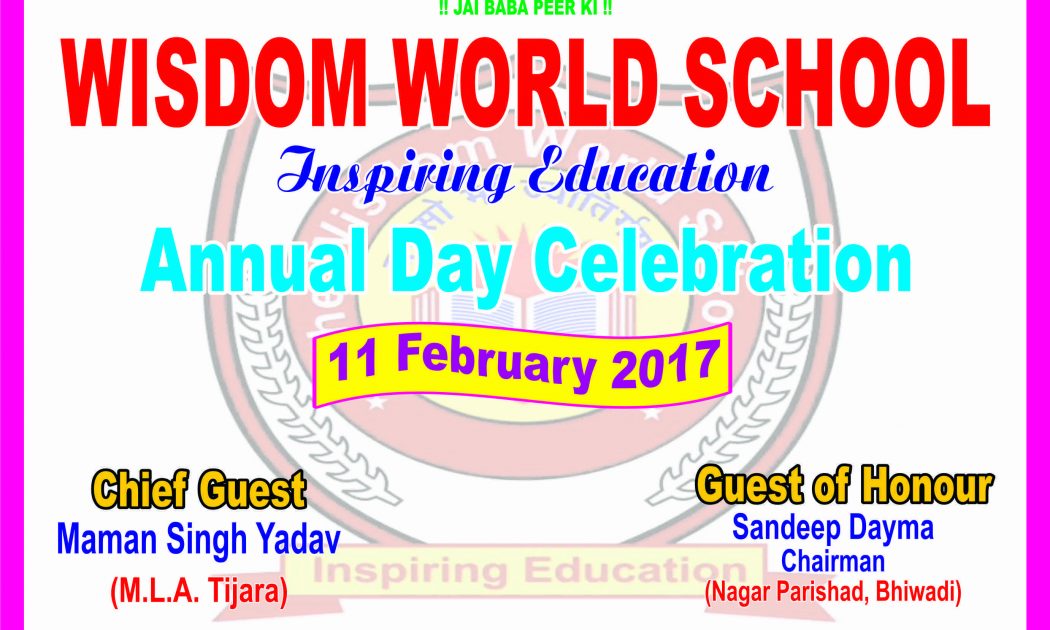 The Wisdom World School Bhiwadi Home